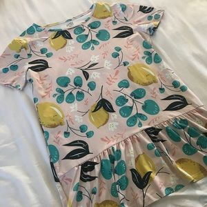 Citrus and Flowers Tunic Top 🍋